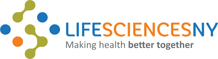 LifeSciencesNY Logo with tag line: making health better together. 
