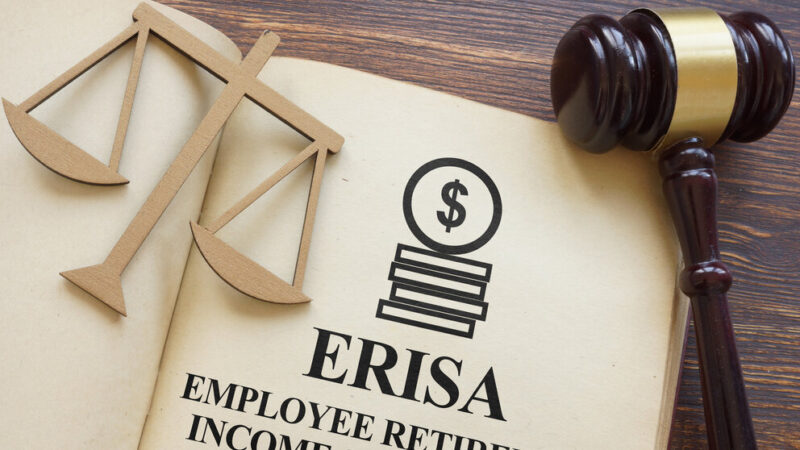 Page of the Book with title Employee Retirement Income Security Act ERISA