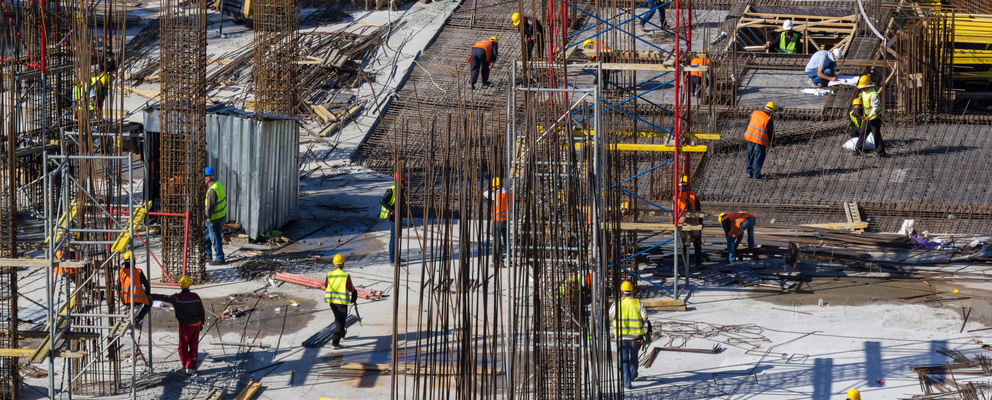 Construction of new buildings